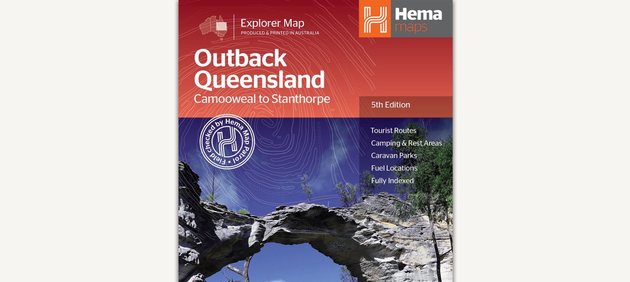 Hema Maps Launches New Map: Outback Queensland - Hema Maps Online Shop