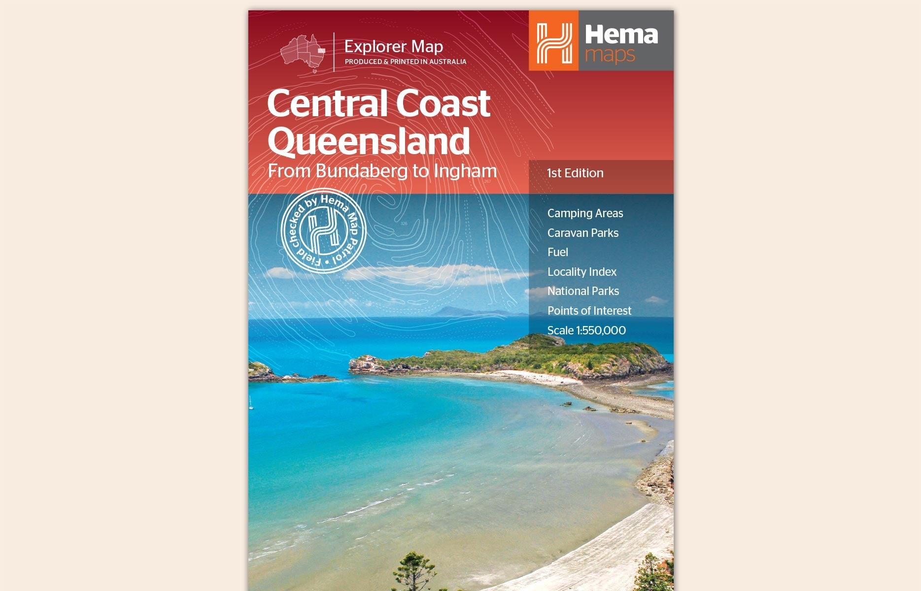 Hema Maps’ new product: Central Coast Queensland Map - Hema Maps Online Shop