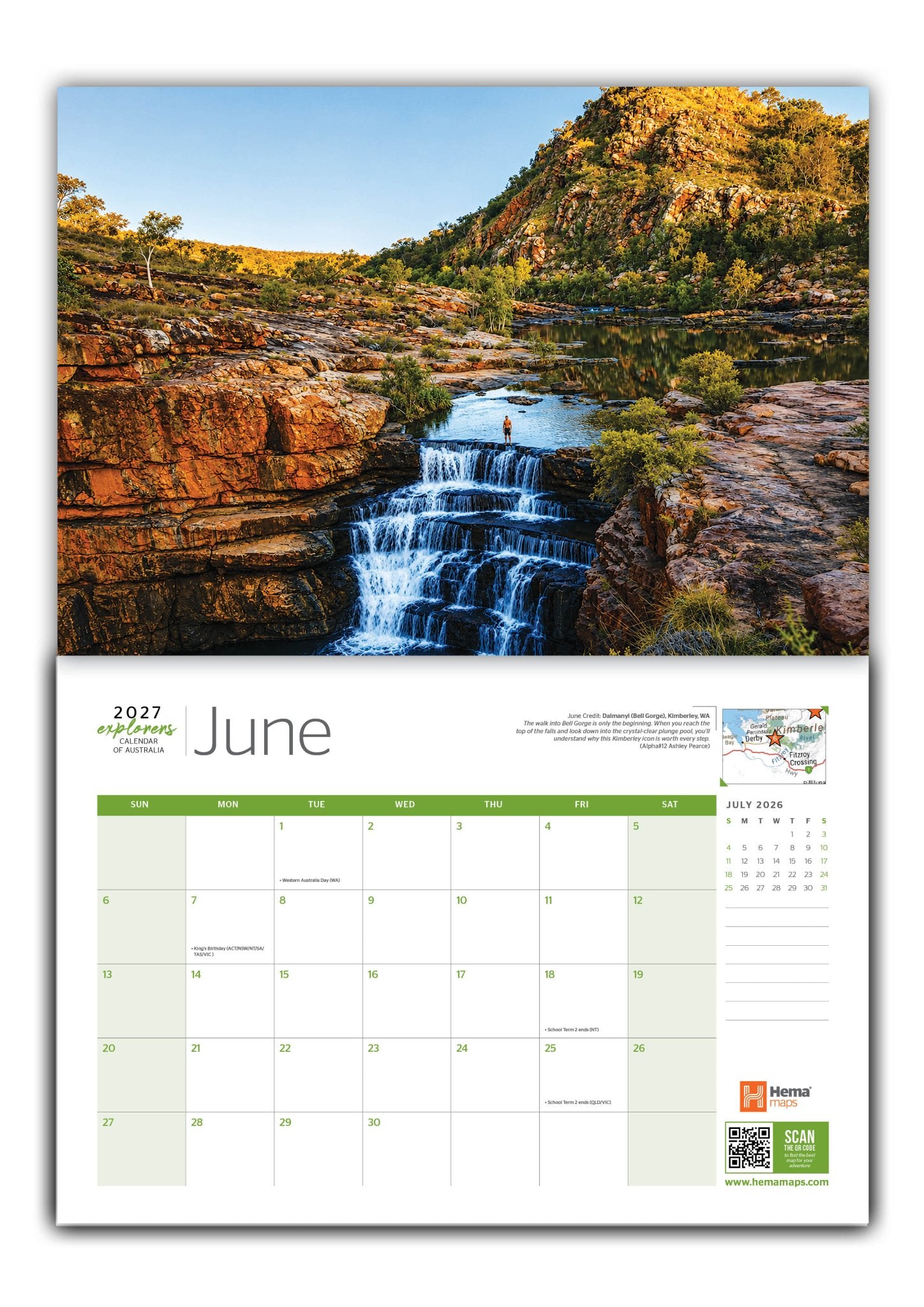 2027 Hema Maps Explorers Calendar of Australia - 14. Merchandise & Product Display - Hema Maps