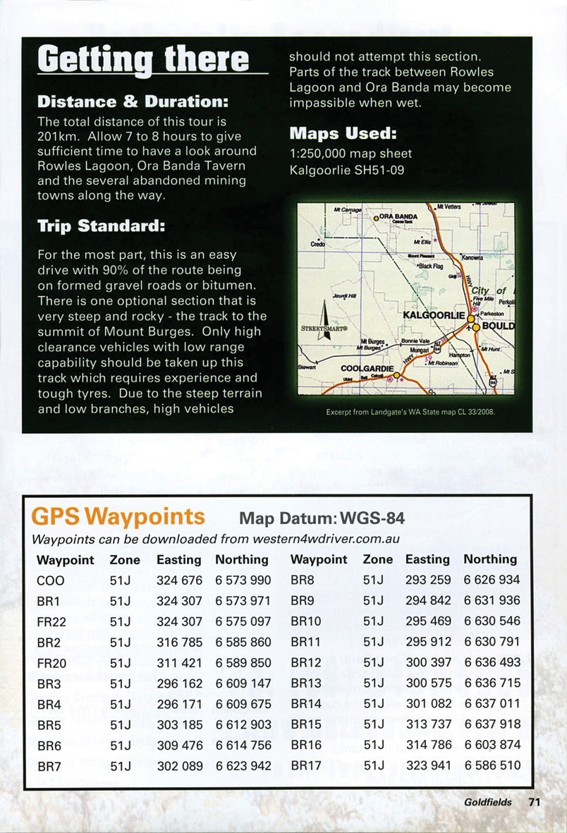 4WD Days in the Goldfields of WA Guidebook