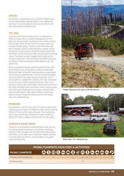 4WD Treks Close to Melbourne - OE - 03. Other Guidebooks - Hema Maps