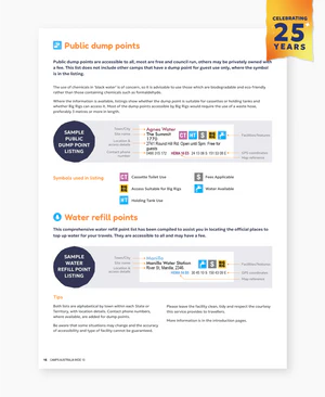 Camps 13 Easy to Read, Campsite photos and larger maps (B4)