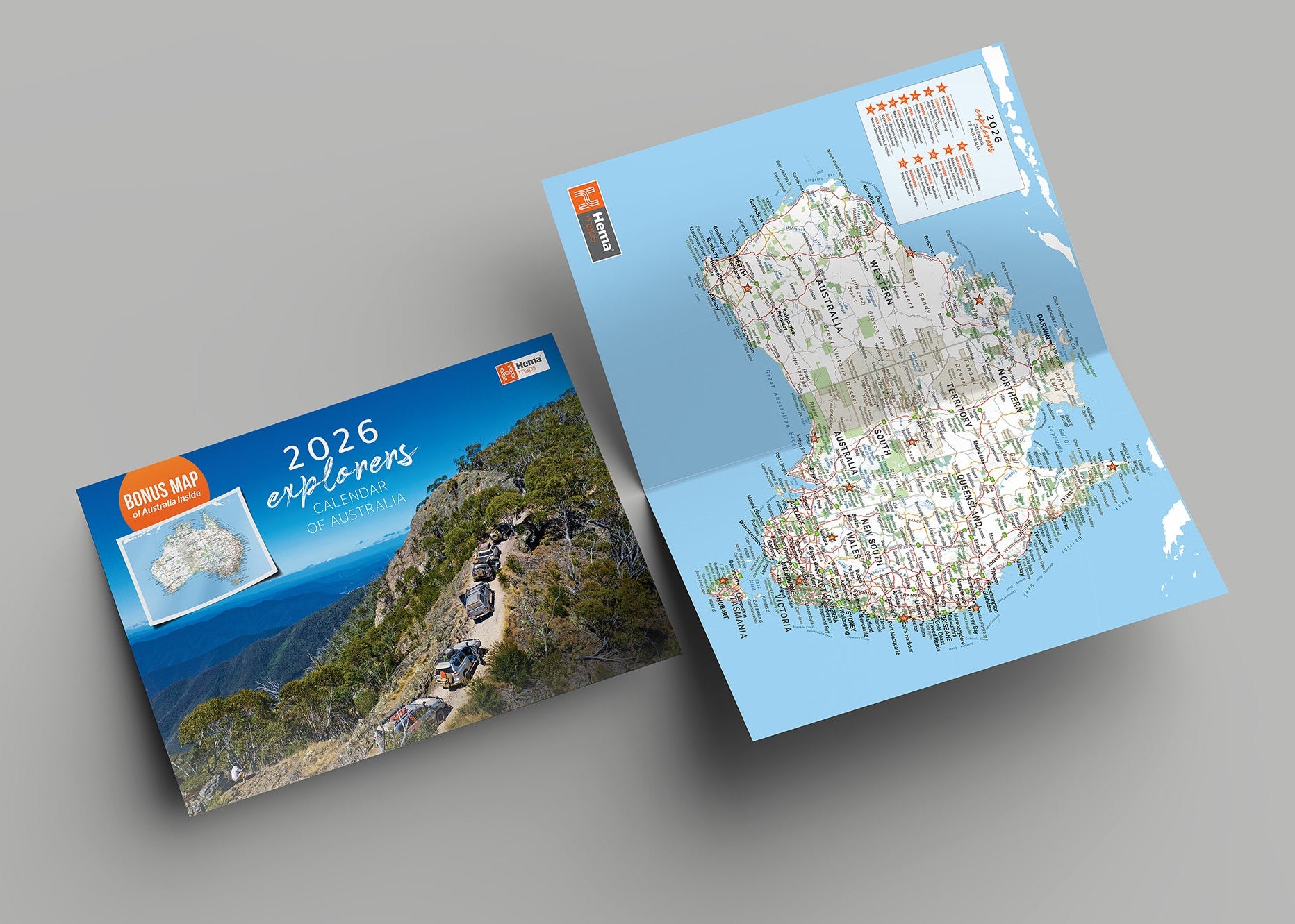 2026 Hema Maps Explorer Calendar