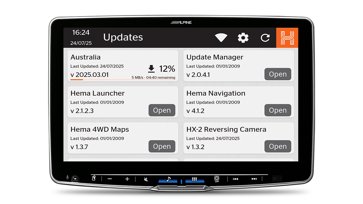 Alpine NaviStick with Built-in Hema Nav - GPS & Accessories - Hema Maps