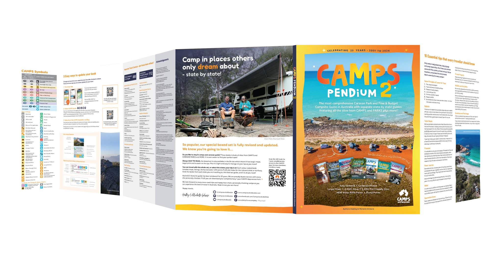 CAMPS Pendium 2: Boxed Set of 7 State Guides - 03. Other Guidebooks - Hema Maps