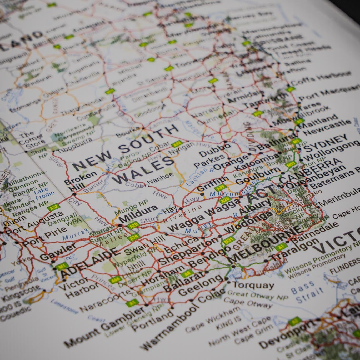 Hema Sticker Map (440mm x 375mm)
