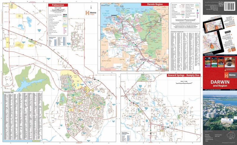 Darwin & Region Map - 07. City Maps - Hema Maps Online Shop