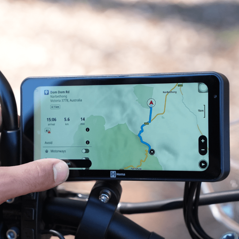 Hema Maps Motorbike GPS Smart Navigator - Hema HX-2 GPS Navigator - Hema Maps