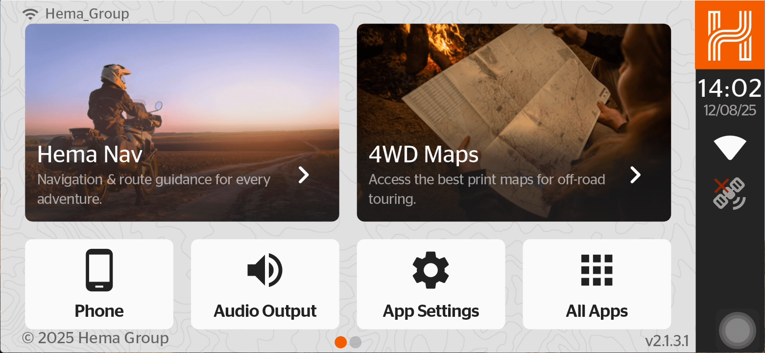 Hema Maps Motorbike GPS Smart Navigator - Hema HX - 2 GPS Navigator - Hema Maps Online Shop