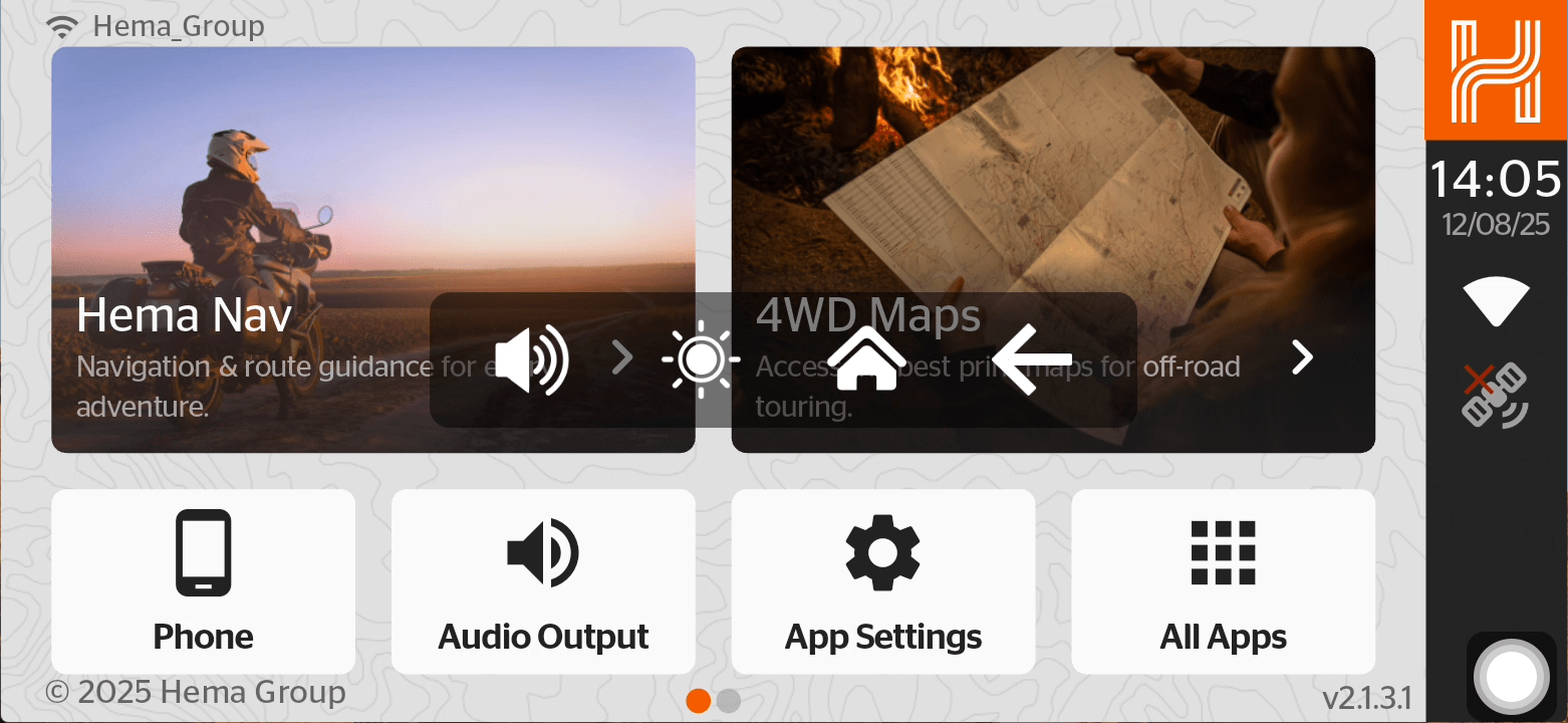 Hema Maps Motorbike GPS Smart Navigator - Hema HX - 2 GPS Navigator - Hema Maps Online Shop