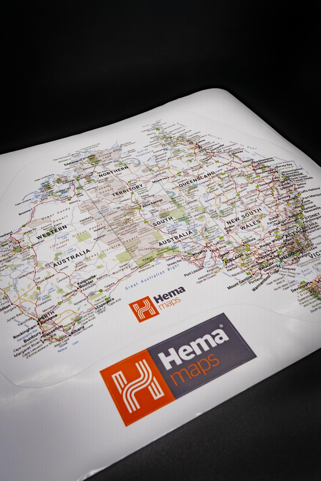 Hema Sticker Map (440mm x 370mm) - 14. Merchandise & Product Display - Hema Maps Online Shop