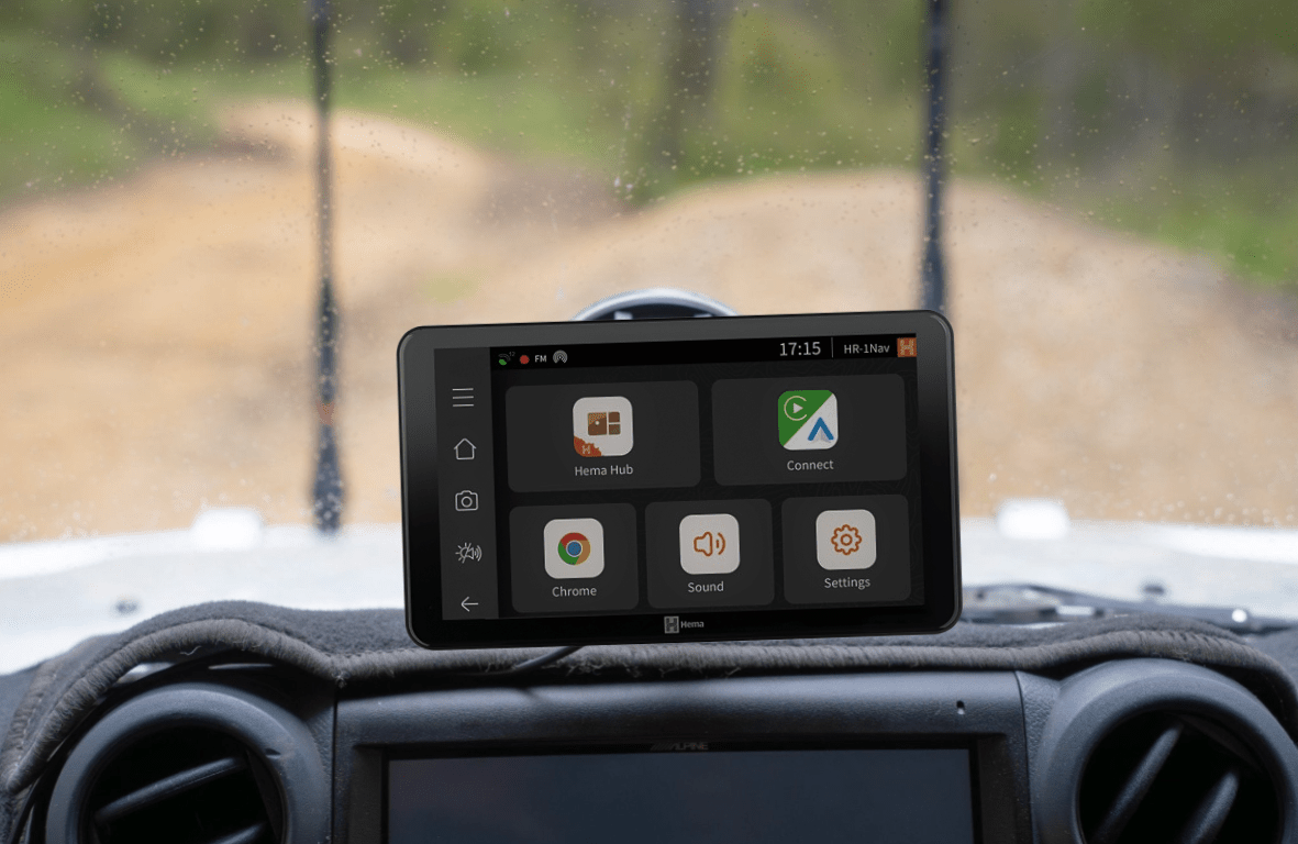 HR - 1 NAV Smart Navigator with Dual Channel Dash Cams - HR - 1NAV - Hema Maps