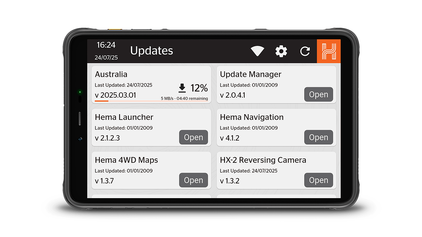 HX - Z8 Alpine 8 - Inch XL Rugged Portable Smart Navigator Including Hema Nav - GPS & Accessories - Hema Maps Online Shop