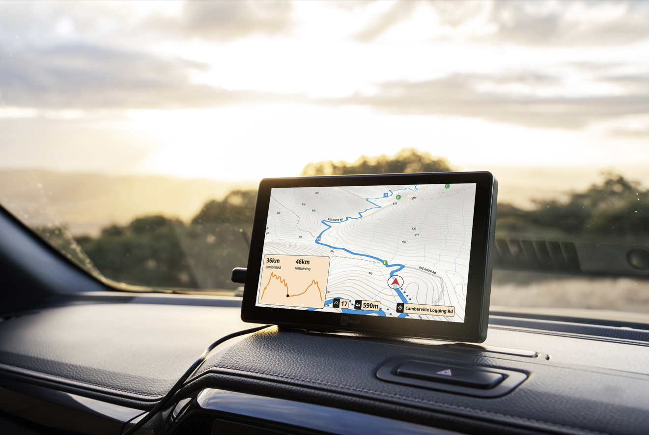 HR-1 NAV Smart Navigator with Dual Channel Dash Cams