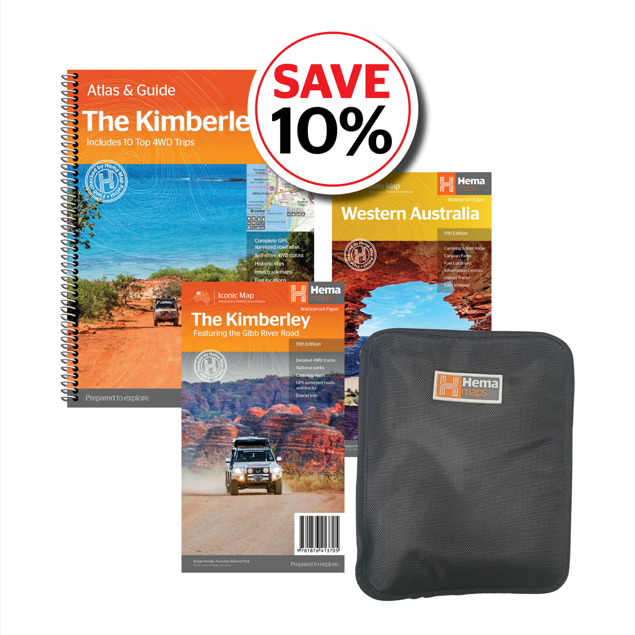 Kimberely Adventure Pack - 04. Bundles & Packs - Hema Maps Online Shop