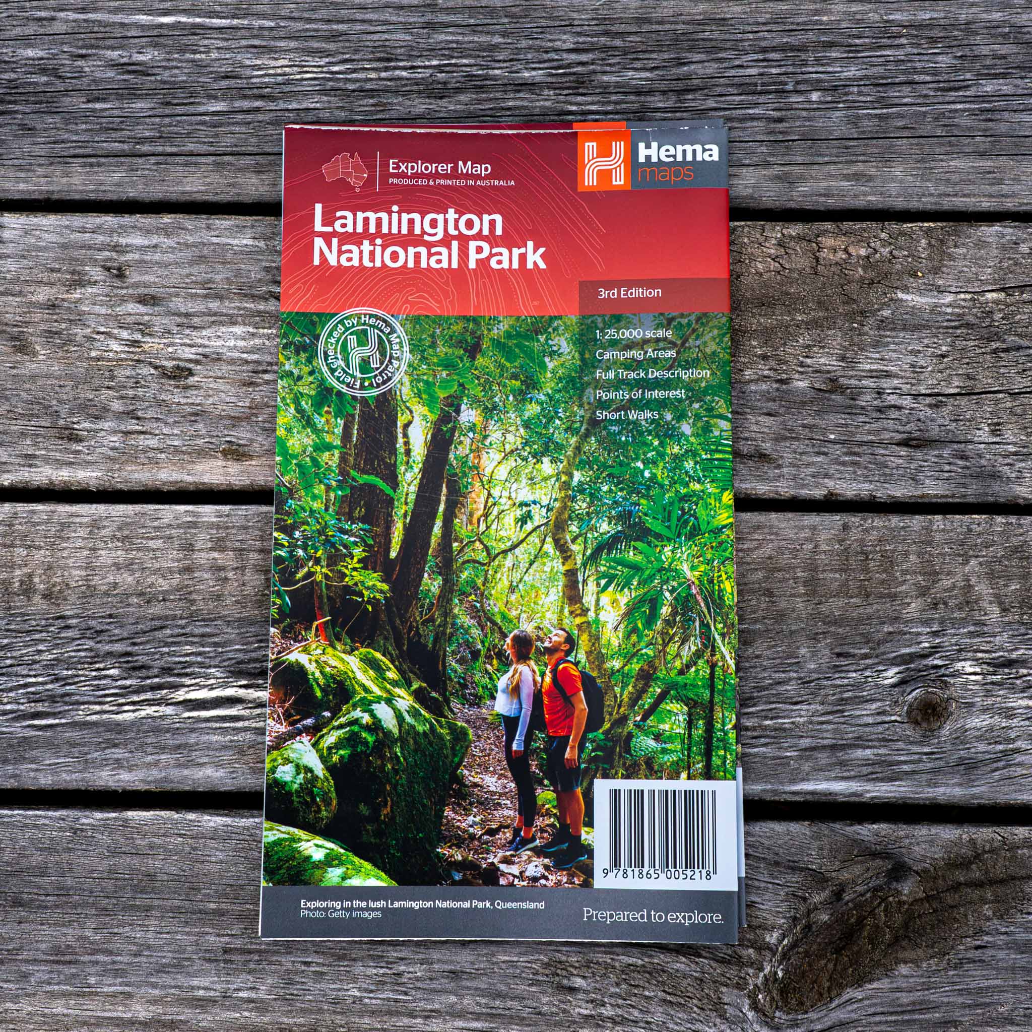 Lamington National Park Map - 05. Regional Maps - Hema Maps
