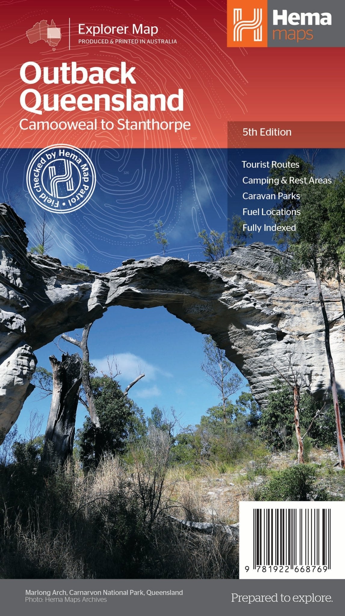 Outback Queensland Map - 05. Regional Maps - Hema Maps Online Shop