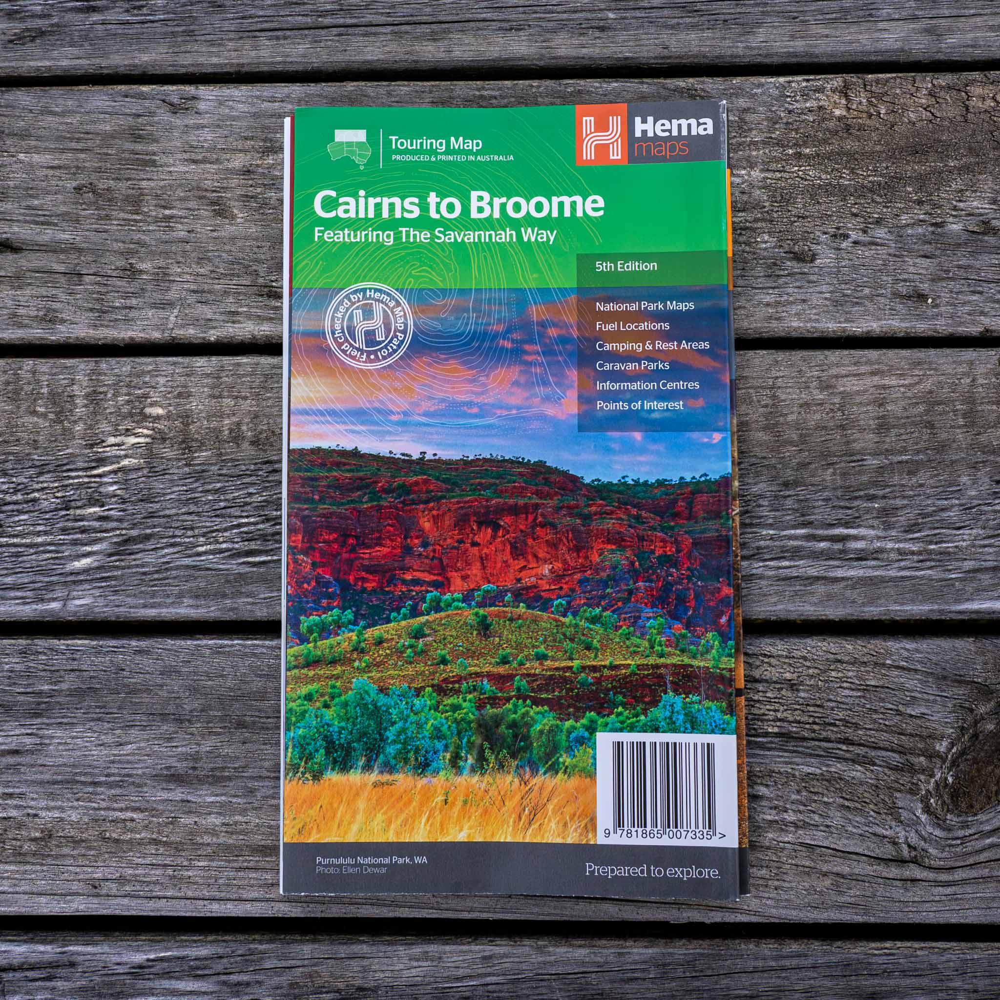 Savannah Way - Cairns to Broome Map - 05. Regional Maps - Hema Maps