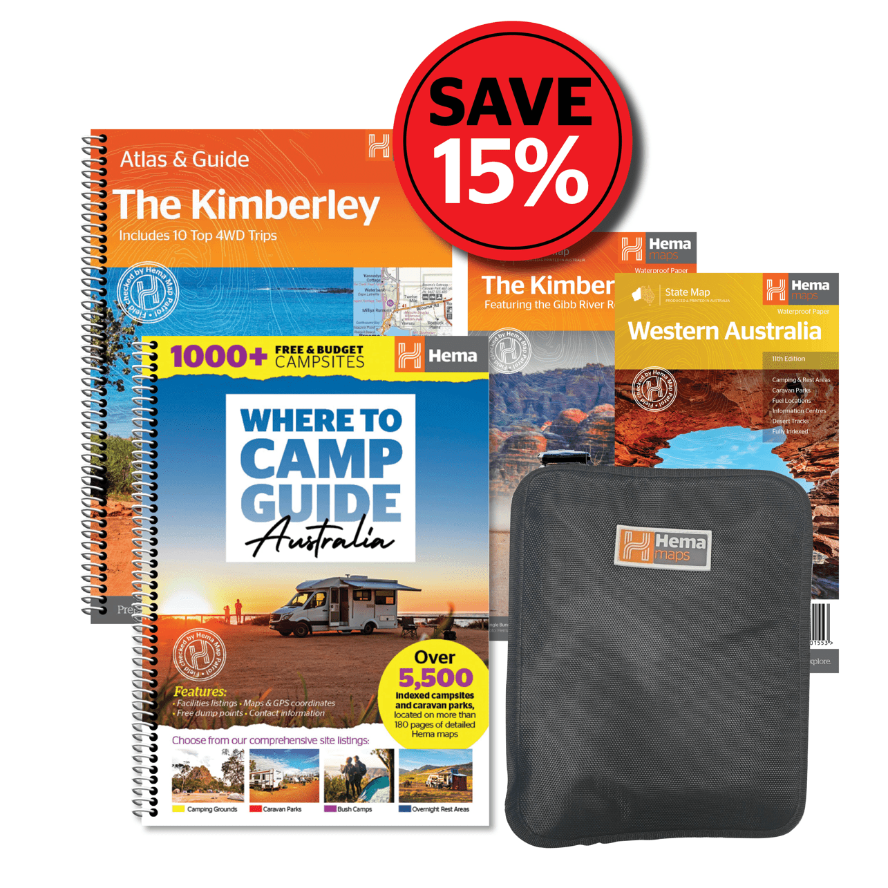 The Kimberley Mega Pack - 04. Bundles & Packs - Hema Maps Online Shop