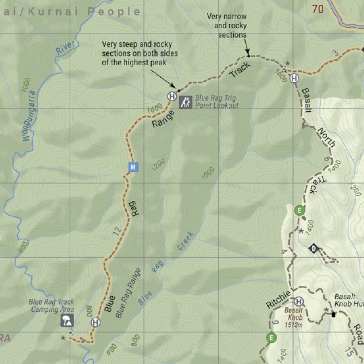The Victorian High Country - North Western Map - 05. Regional Maps - Hema Maps Online Shop