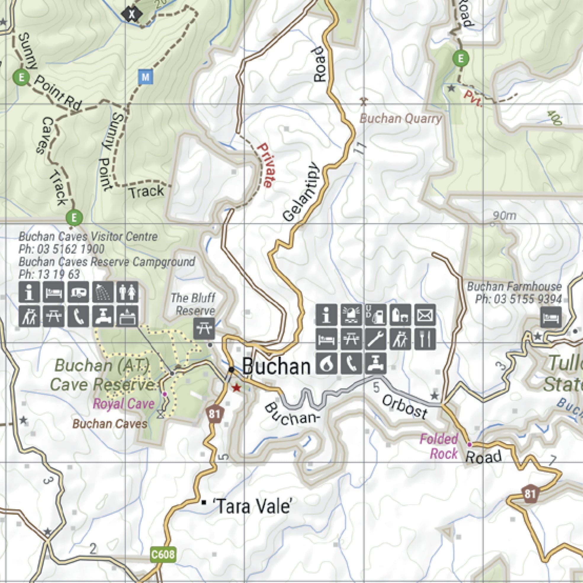 The Victorian High Country - South Eastern Map - 05. Regional Maps - Hema Maps Online Shop