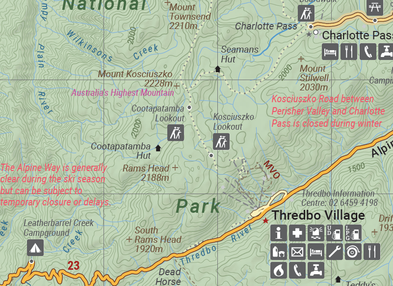 The Victorian High Country Wall Map - 09. Australian Wall Maps - Hema Maps Online Shop