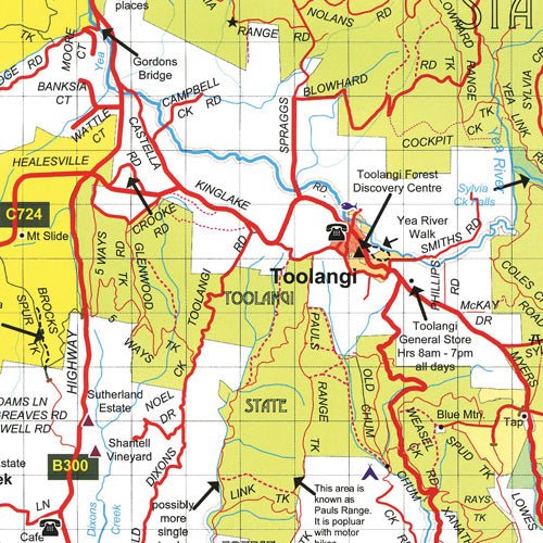 Toolangi - Black Range Map - 13. Other Maps - Hema Maps Online Shop