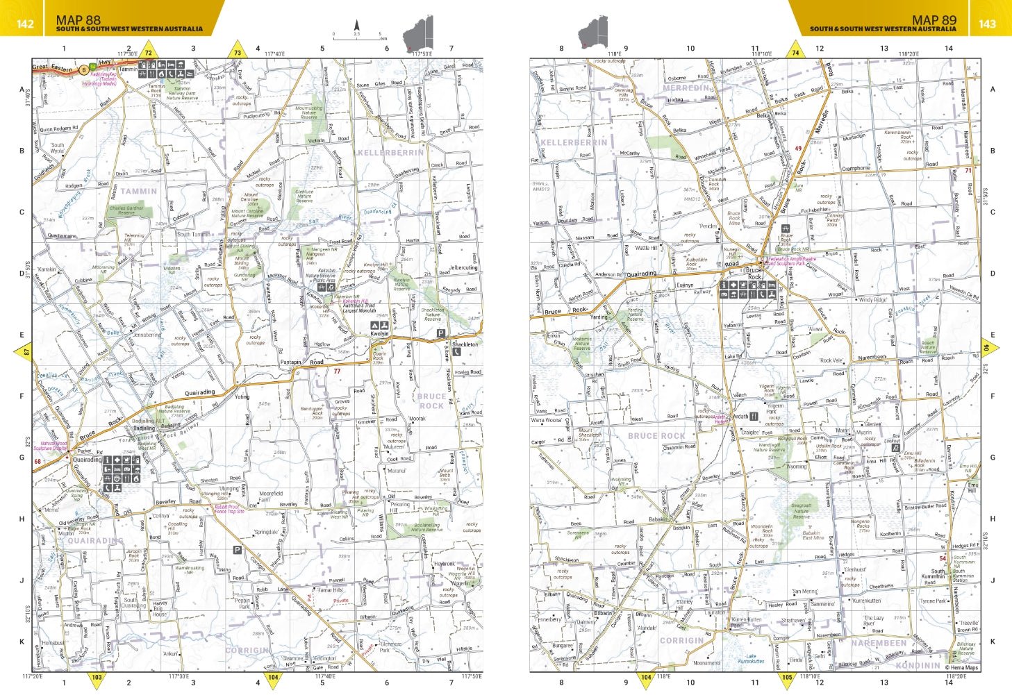 Western Australia Road & 4WD Track Atlas - 02. Hema Atlas & Guides - Hema Maps Online Shop