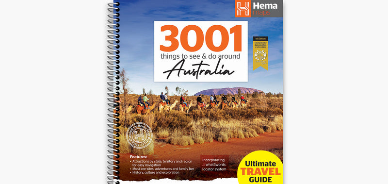 Hema Maps New Product: 3001 Things to See and Do in Australia