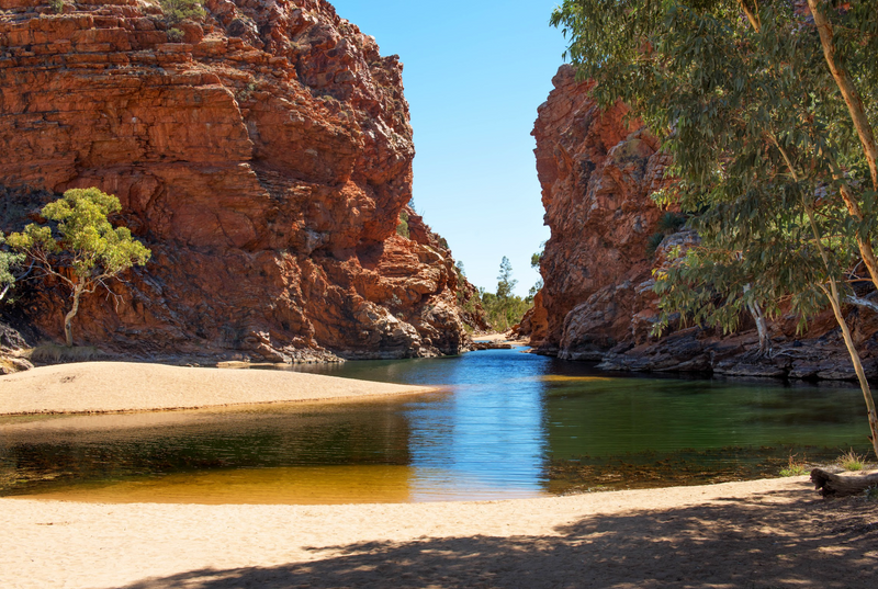 Camping in the MacDonnell Ranges