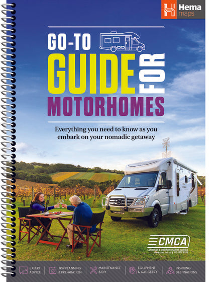 A Product Overview of the Brand NEW Go-To Guide for Motorhomes (First Edition) from Hema Maps - March 2021
