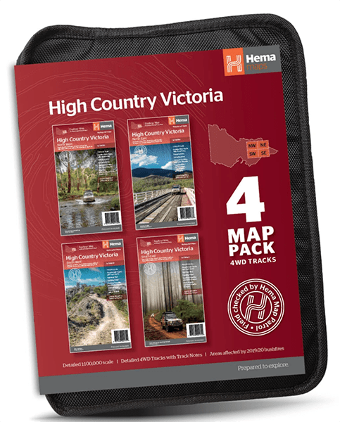 A Product Overview of the BRAND NEW Victorian High Country Map Pack from Hema Maps - Hema Maps Online Shop