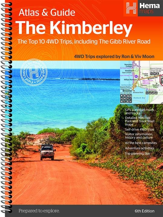 A Product Overview of the Kimberley Atlas & Guide (6th Edition) from Hema Maps - Hema Maps Online Shop