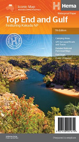A Product Overview of the Top End and Gulf Map (7th Edition) from Hema Maps - Hema Maps Online Shop