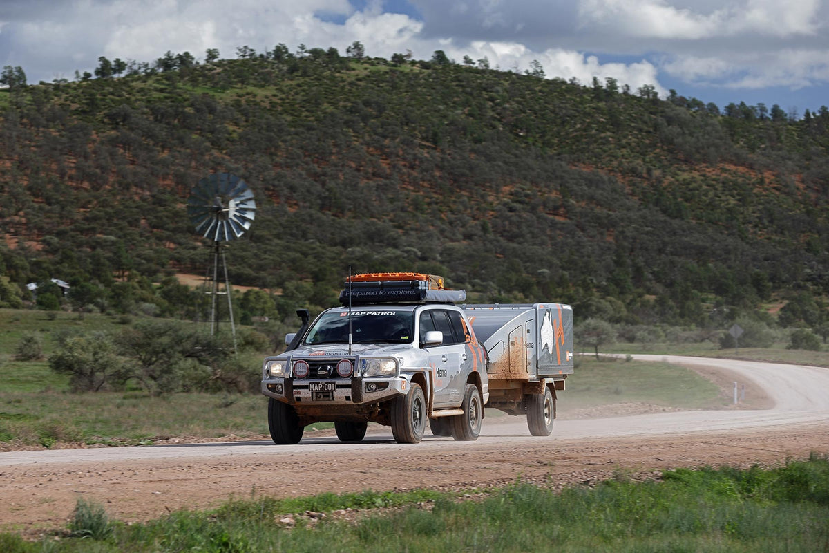 Map Wall Sticker Best free camping spots in the Flinders Ranges