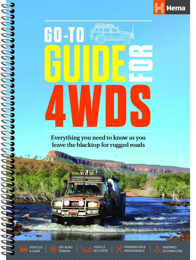 Product Overview of the Go-To-Guide for 4WDs (First Edition) from Hema Maps