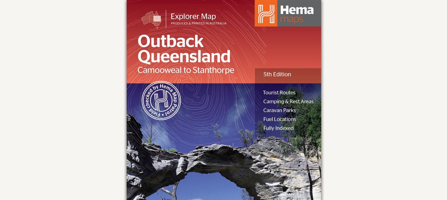 Hema Maps Launches New Map: Outback Queensland - Hema Maps Online Shop