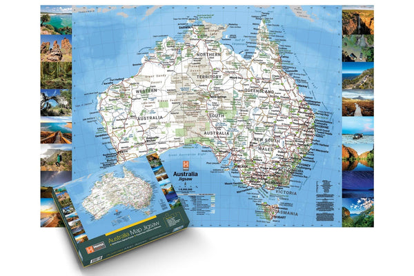 Hema Maps launches new product: Australia Map Jigsaw puzzle