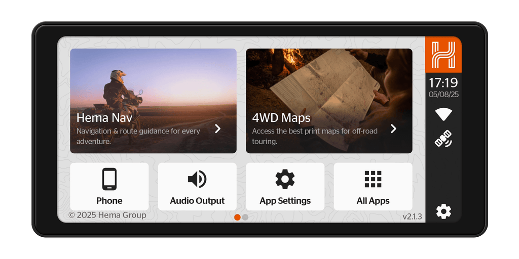 HX-M1: The GPS navigator built for riders and SxS explorers - Hema Maps Online Shop