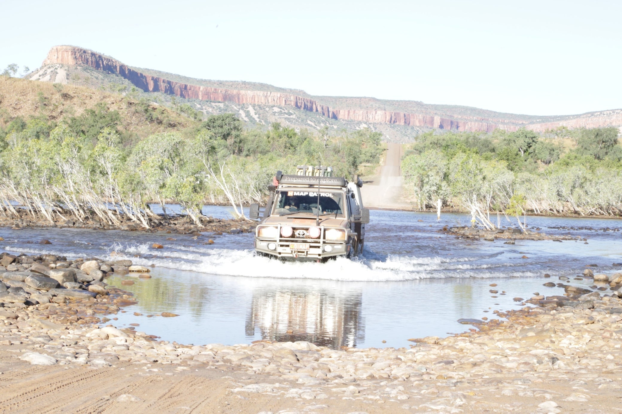 Crossing the Pentecost River