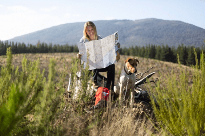 Navigating on Paper with a Compass - Hema Maps Online Shop