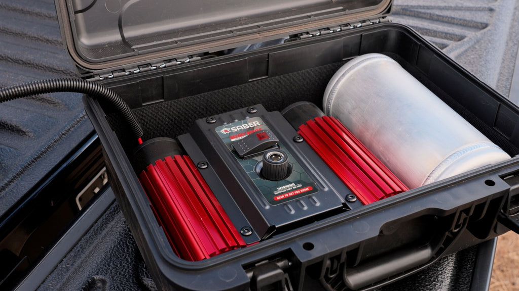 Saber SBR-TAC1: A twin-motor compressor built for the bush - Hema Maps Online Shop