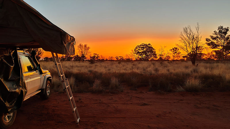 Sunset in remote Australian outback (Getty Images)