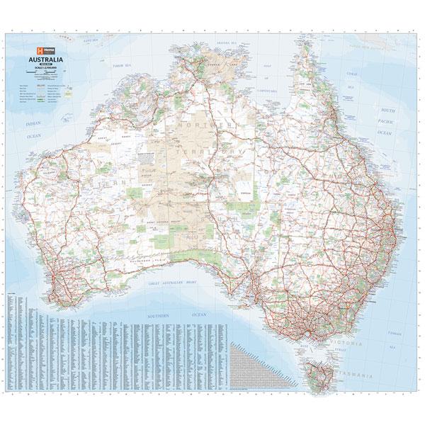 Australian Wall Maps - Hema Maps Online Shop