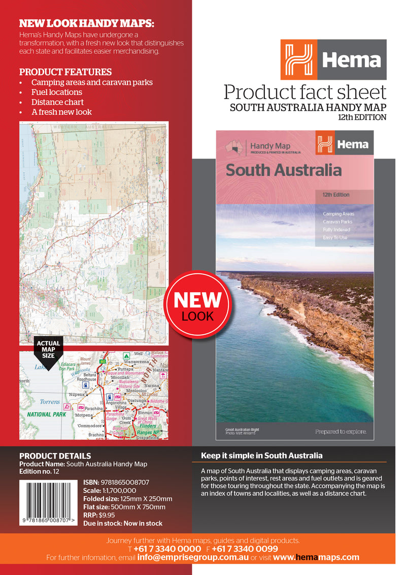 South Australia Handy Map