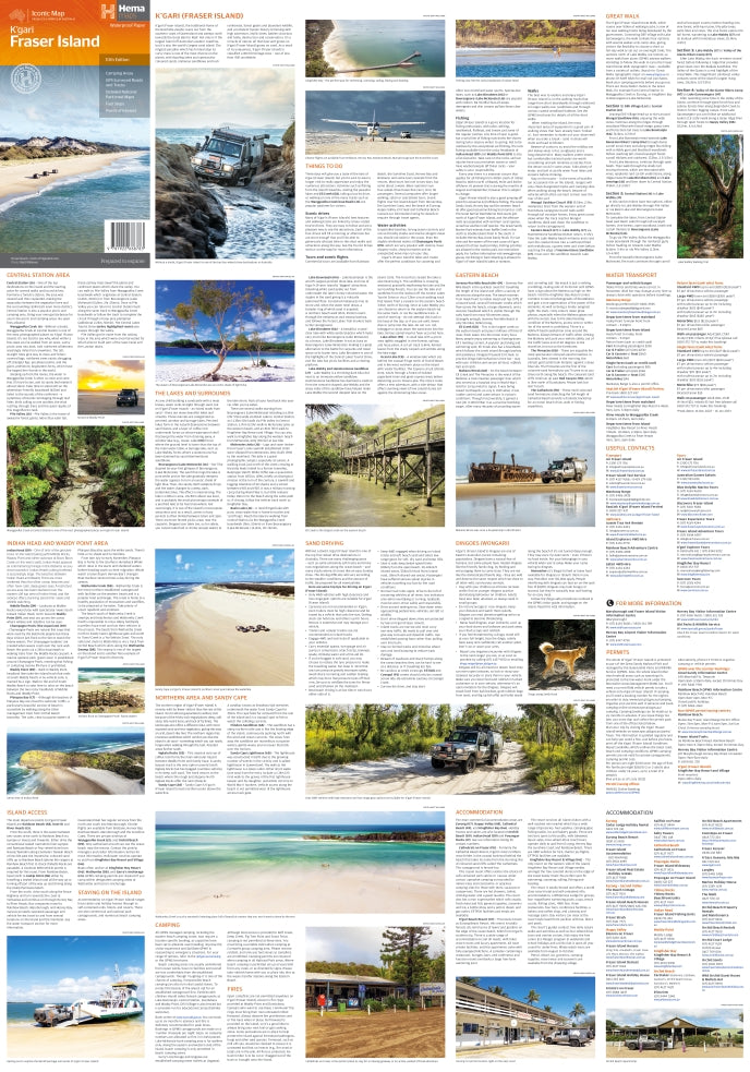 Fraser Map Fraser Island (K'gari) Map – Hema Maps Online Shop