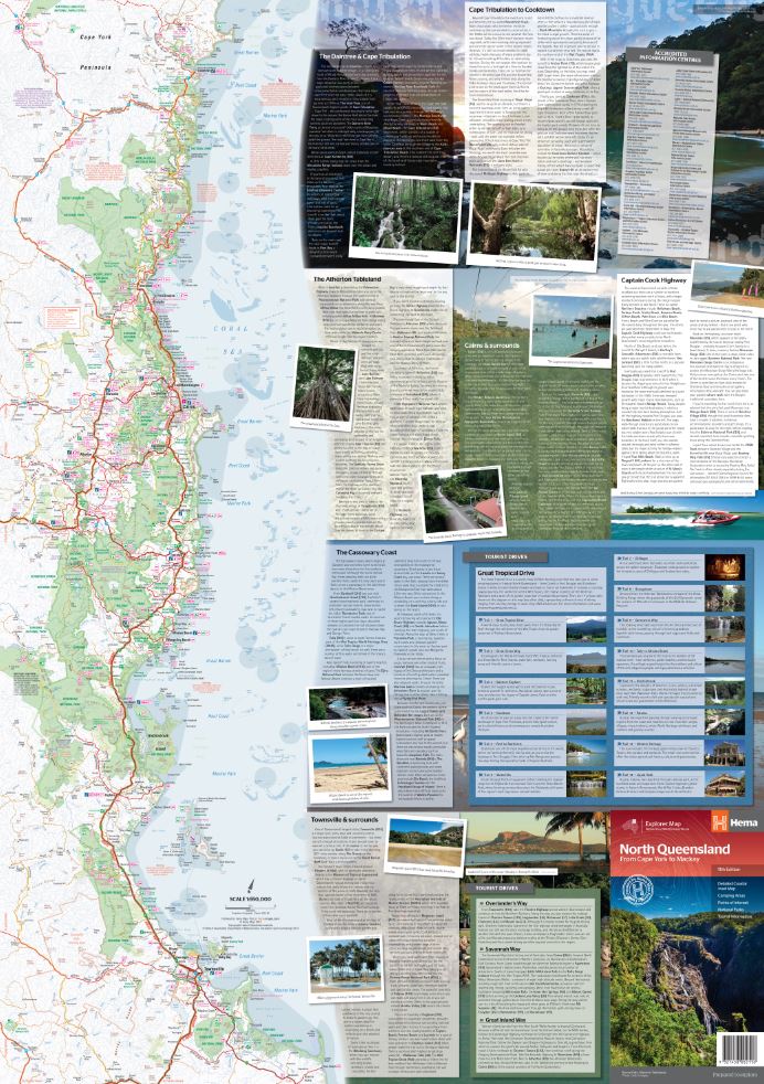 Northern Rivers Qld Map North Queensland Map – Hema Maps Online Shop