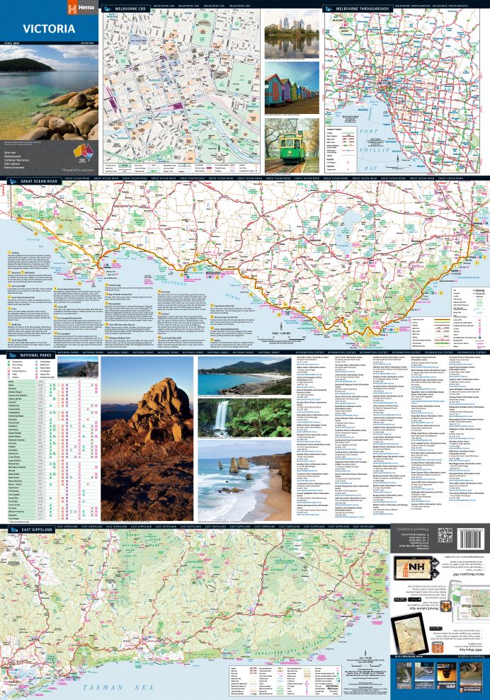 Distributor Map Victoria Victoria State Map – Hema Maps Online Shop