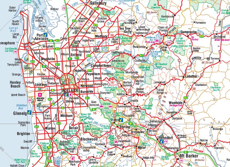 S A Map South Australia State Map – Hema Maps Online Shop