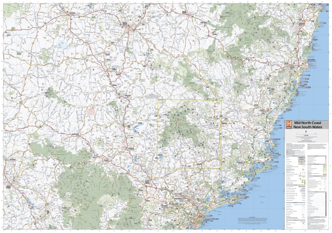 Mid North Coast New South Wales Map – Hema Maps Online Shop